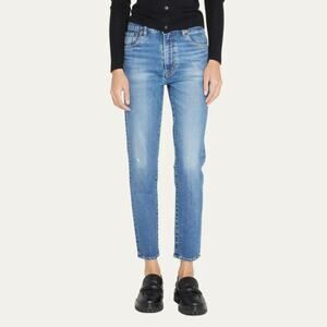 Moussy Rhett Vintage Skinny Jeans NEW Japan Saab High Rise Denim Blue NWT 28
